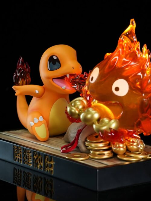 Charmander × Calcifer Crossover Fortune Flames Diorama GK Resin Statue