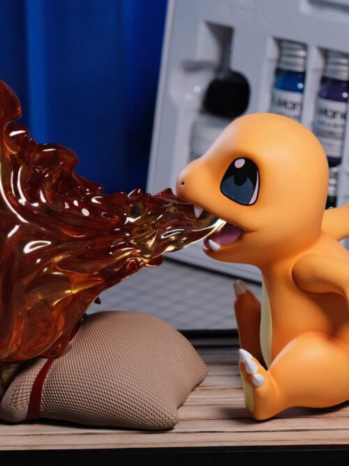 Charmander × Calcifer Crossover Fortune Flames Diorama GK Resin Statue