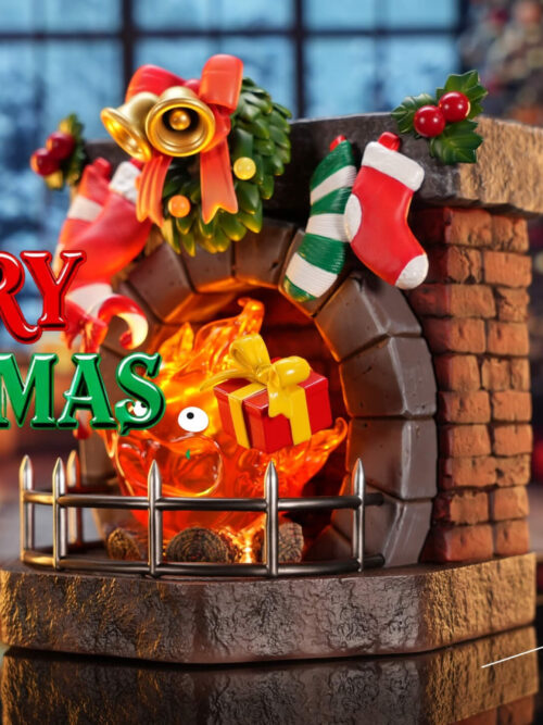 Christmas Calcifer GK Resin Statue