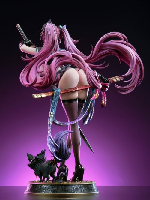 Demon Slaying Girl Aya 1/4 Scale Statue GK Resin Statue