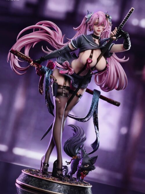 Demon Slaying Girl Aya 1/4 Scale Statue GK Resin Statue