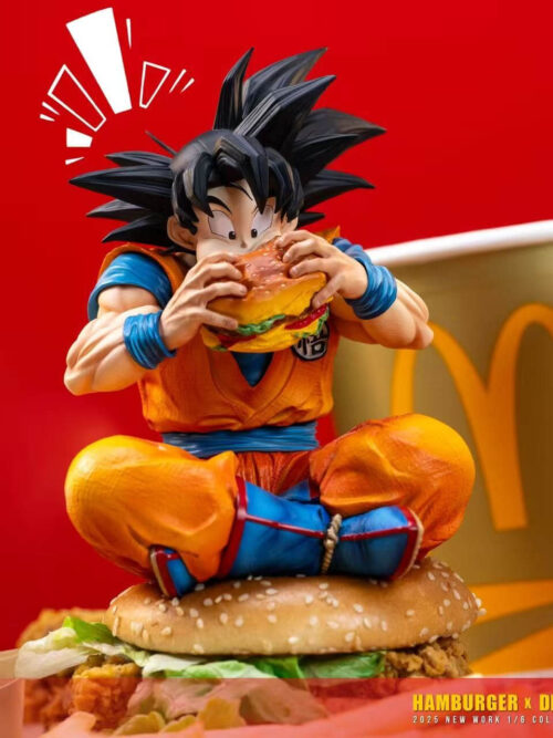 Hamburger Goku GK Resin Statue