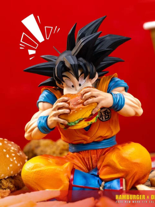 Hamburger Goku GK Resin Statue