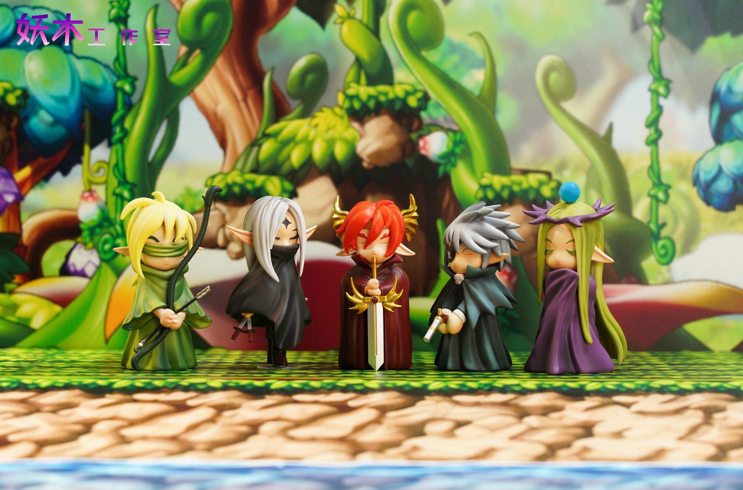 MapleStory 4th Job Instructors Mini Figure Set - YaoMu Studio (1) MapleStory 4th Job Instructors Mini Figure Set - Image 1