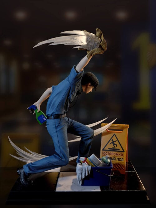 Model High Series 02 The Cleaner GK Resin Statue