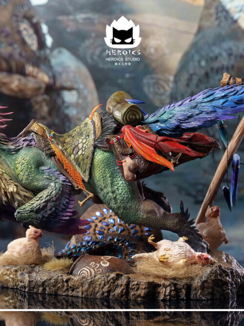 Monster Hunter Wilds Seikret GK Resin Statue