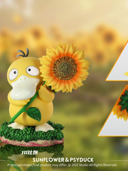 Psyduck Sunflower Version GK Resin Statue
