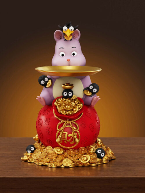 Lucky Boh Mouse GK Resin Statue
