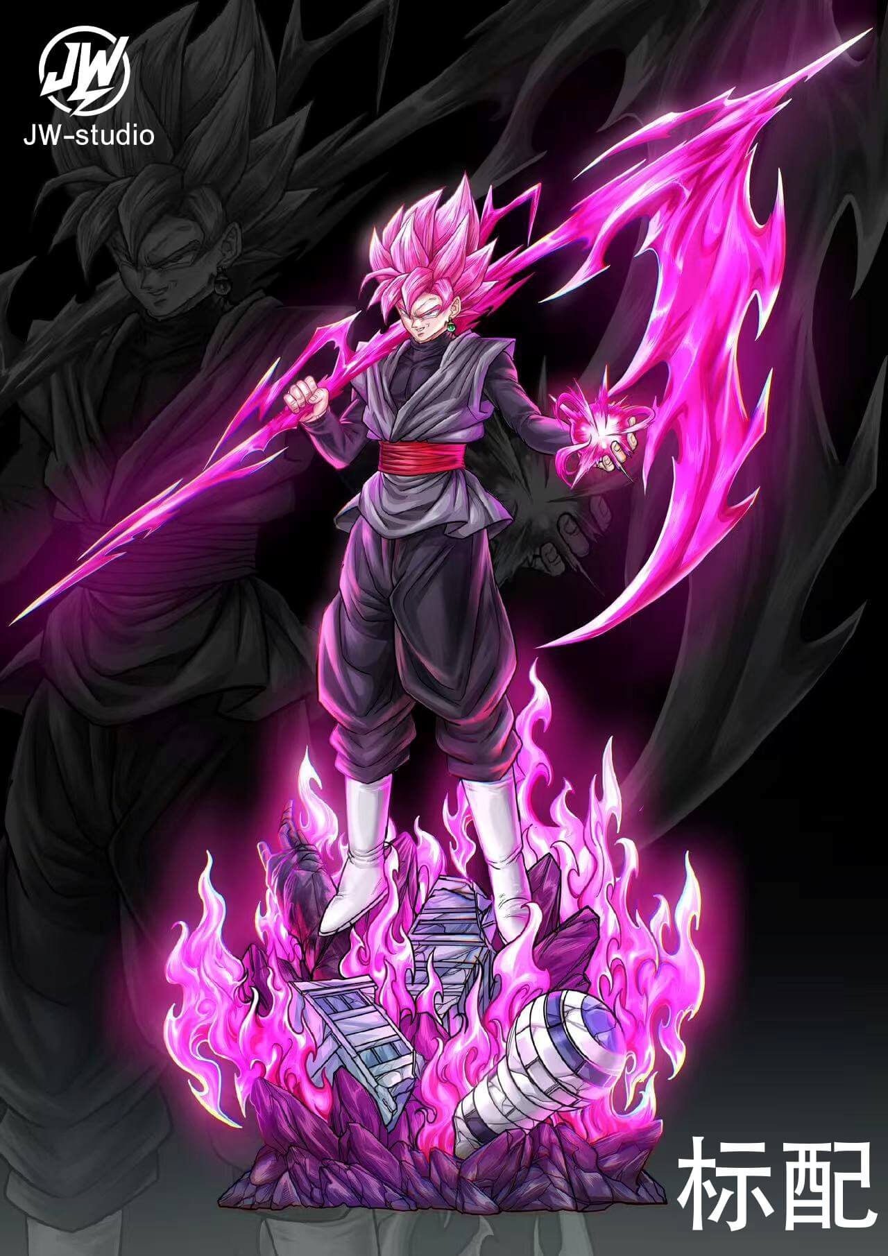 Super Saiyan Rosé 2.0 Ultimate Goku - JW Studio (1) Super Saiyan Rosé 2.0 Ultimate Goku - Image 1