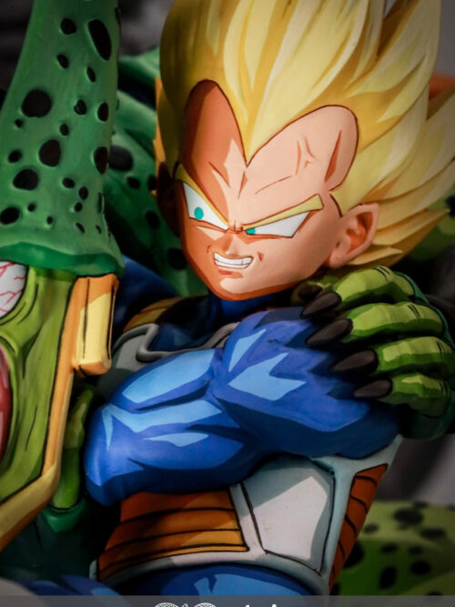 Vegeta vs. Semi-Perfect Cell GK Resin Statue