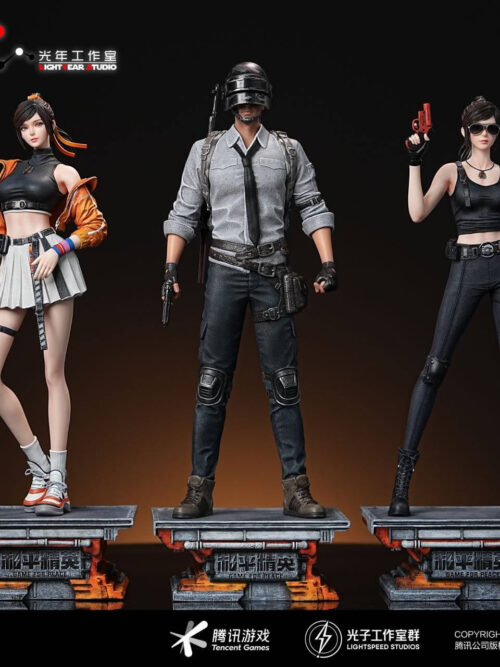 Game for Peace: Star Squad Series Gilly & Captain 1/6 Scale Statues GK Resin Statue