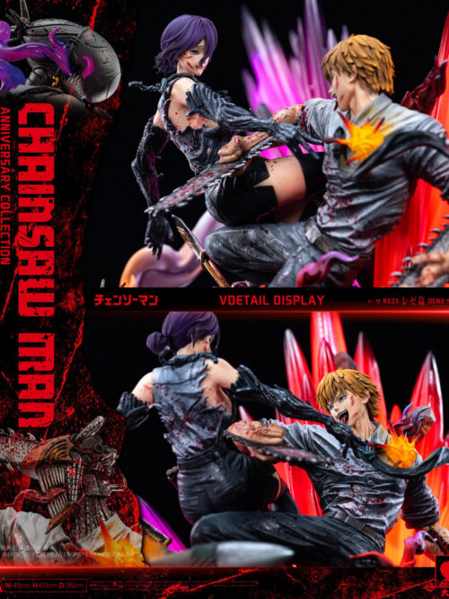 Denji vs. Reze | Anniversary Collection - BigFeeler Studio - Detail View 13