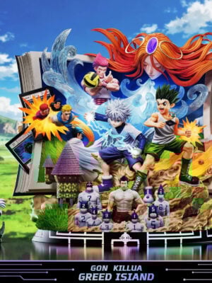 398cy5w2sfewp535g6df1v5qc1kzy3ev Greed Island Arc: Gon & Killua - Scorpion Studio - Collectible Figure Main View