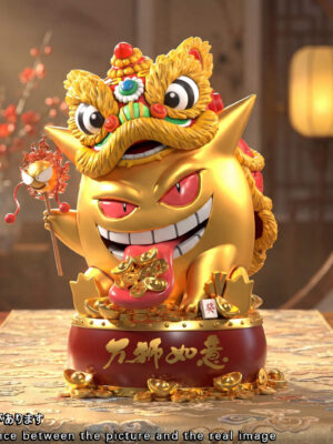 Fortune Lion Dance Gengar - GJJ Studio - Detail View 1