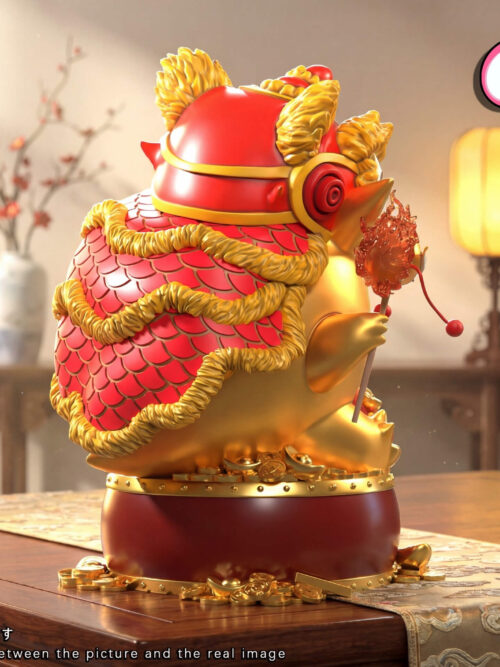 Fortune Lion Dance Gengar - GJJ Studio - Detail View 3