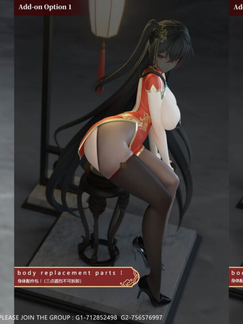 Taihou: Moonlit Night with Phoenix on Flowers - Dtalon Studio - Detail View 22