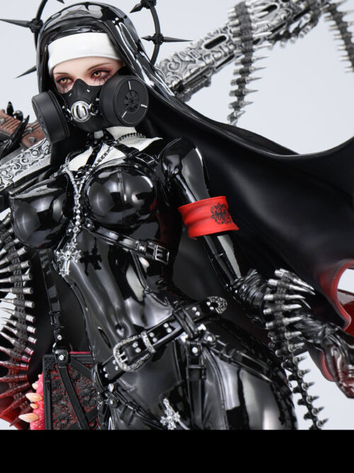 Armed Nuns Series: Bullet-hexe Magdalena - Umbra Lotus Studio - Detail View 7