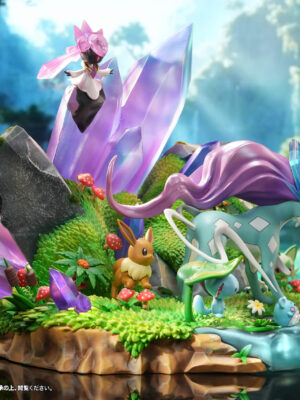 6qkmjmzbshs0f0zqvak6jc1s0gzr7z5a Afternoon Sunlight Suicune and Pokémon - DY Studio - Collectible Figure Main View