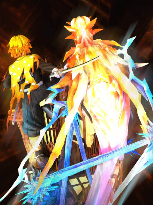 Zenitsu Agatsuma Flaming Thunder God - POP.ART Studio - Detail View 5