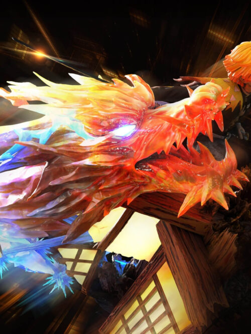 Zenitsu Agatsuma Flaming Thunder God - POP.ART Studio - Detail View 8