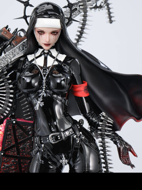 Armed Nuns Series: Bullet-hexe Magdalena - Umbra Lotus Studio - Detail View 9