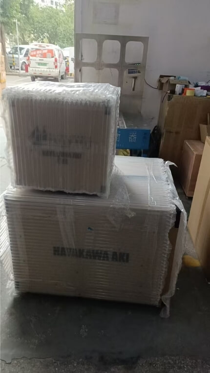 First Time Buyers Guide 11 Large resin statue package prepared for international shipping