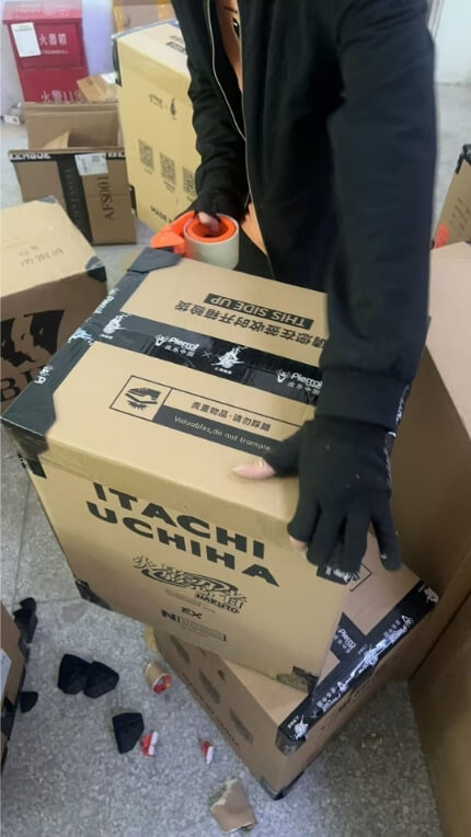 First Time Buyers Guide 9 Collector Figures warehouse packing a resin statue carton