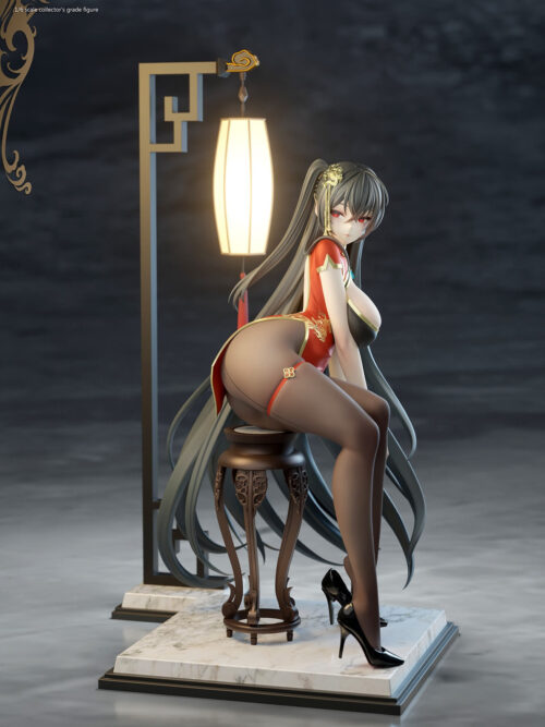 Taihou: Moonlit Night with Phoenix on Flowers - Dtalon Studio - Detail View 11