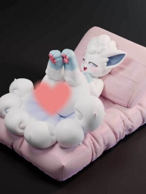 Alolan Vulpix - SpiritDemon Studio - Collectible Figure Main View