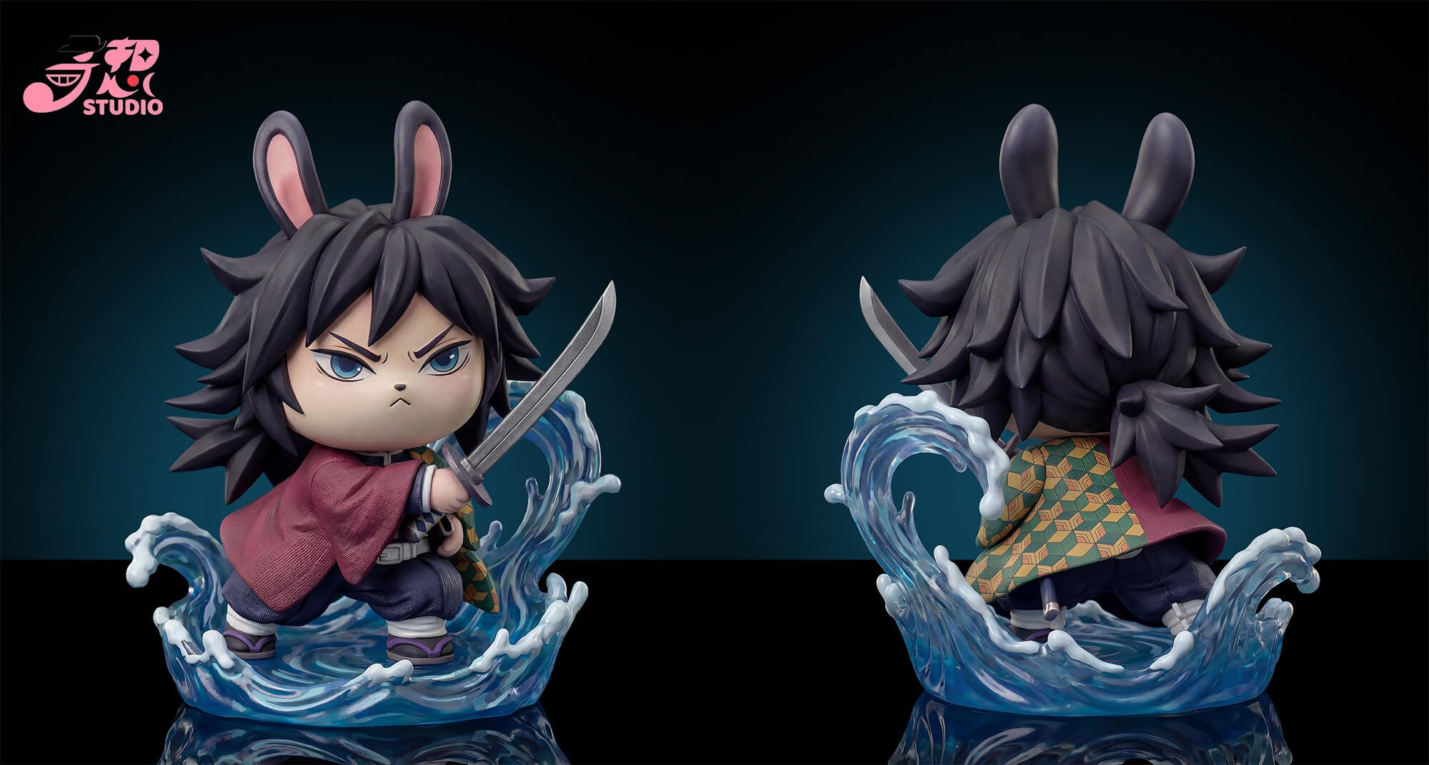 Usagi Series Vol.2 Giyu Tomioka - QiXiang Studio - Featured Image Usagi Series Vol.2 Giyu Tomioka - QiXiang Studio - Collectible Figure Main View