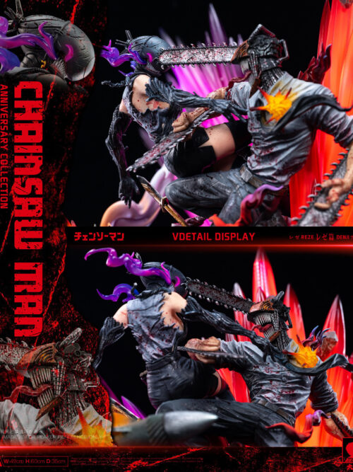 Denji vs. Reze | Anniversary Collection - BigFeeler Studio - Detail View 11