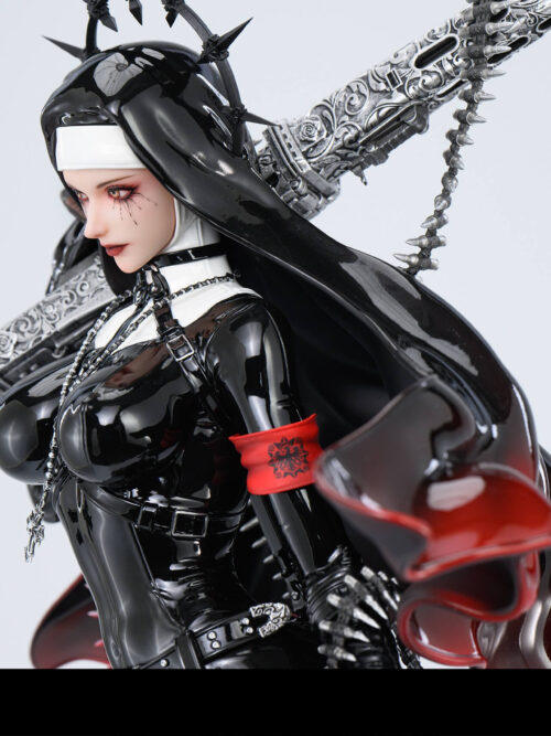 Armed Nuns Series: Bullet-hexe Magdalena - Umbra Lotus Studio - Detail View 10