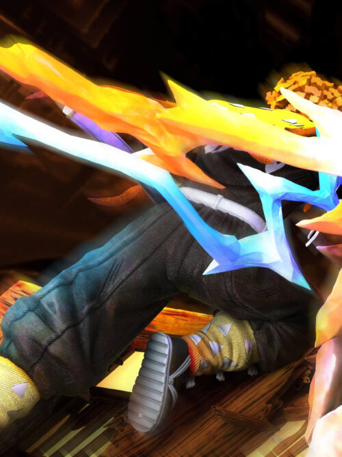 Zenitsu Agatsuma Flaming Thunder God - POP.ART Studio - Detail View 12