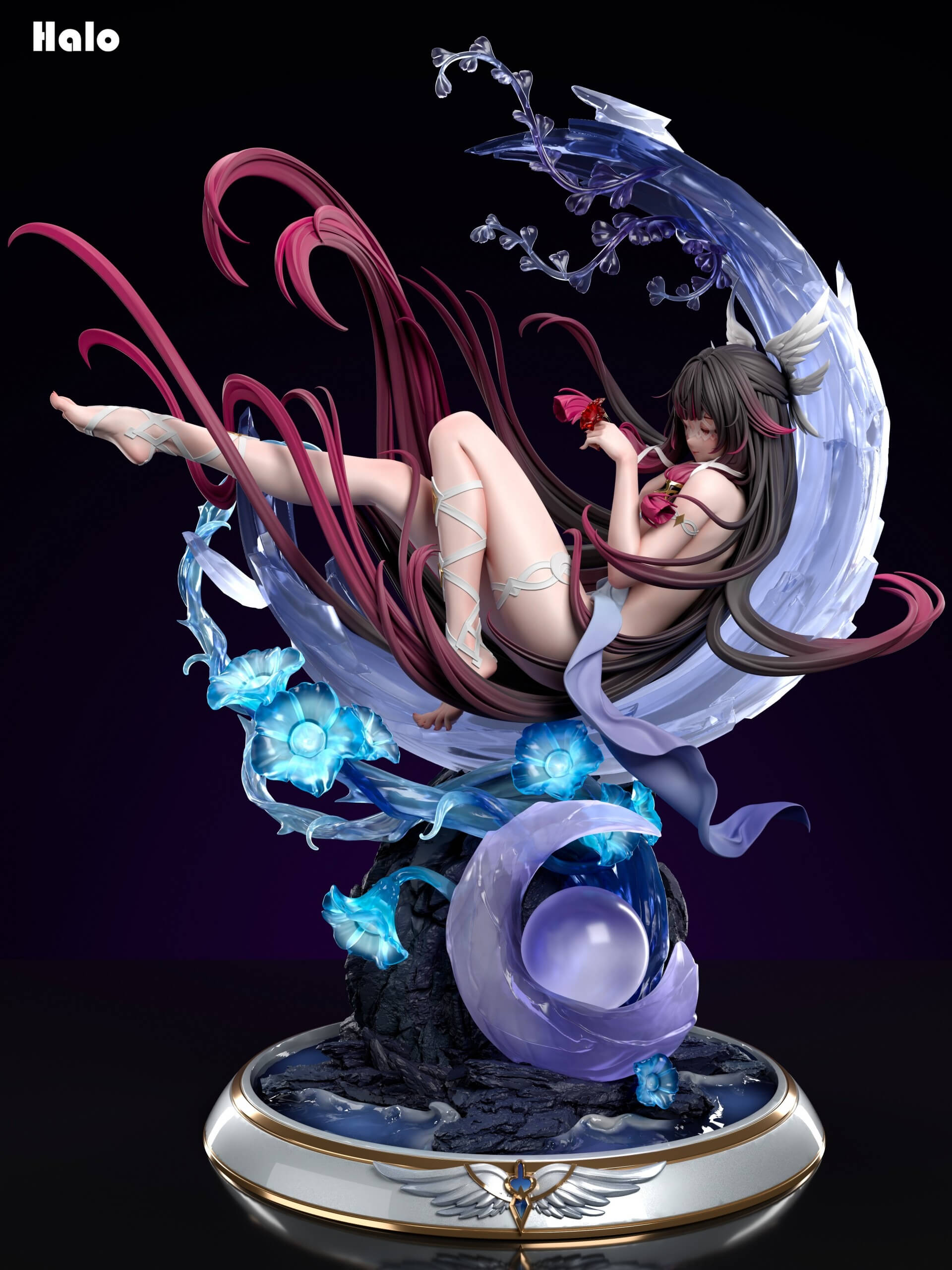 Moon Maiden Columbina - Halo Studio - Featured Image Moon Maiden Columbina - Halo Studio - Collectible Figure Main View