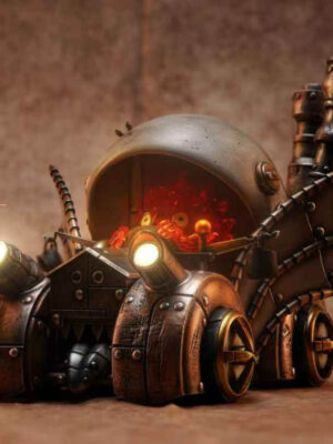 Racer Calcifer - LongMeow Studio - Detail View 1