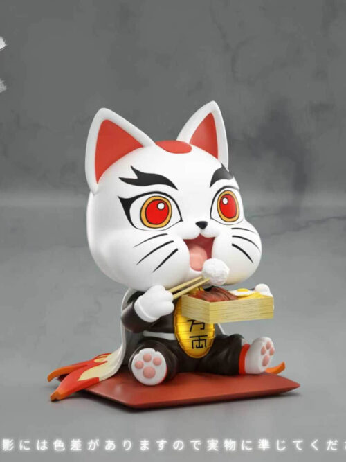 Flame Hashira Cat | Kyojuro Rengoku Eating Scene - FUWAN Studio - Detail View 4