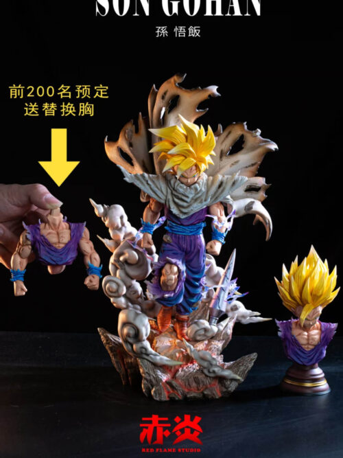 Battle Departure Gohan - Red Flame Studio - Detail View 4