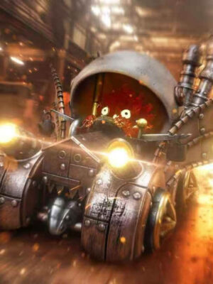 Racer Calcifer - LongMeow Studio - Collectible Figure Main View