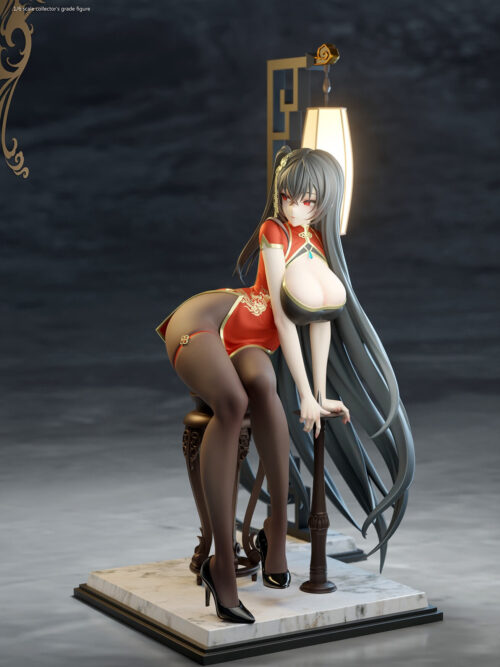 Taihou: Moonlit Night with Phoenix on Flowers - Dtalon Studio - Detail View 10
