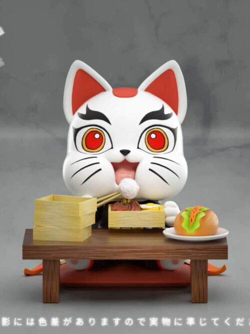 Flame Hashira Cat | Kyojuro Rengoku Eating Scene - FUWAN Studio - Detail View 3