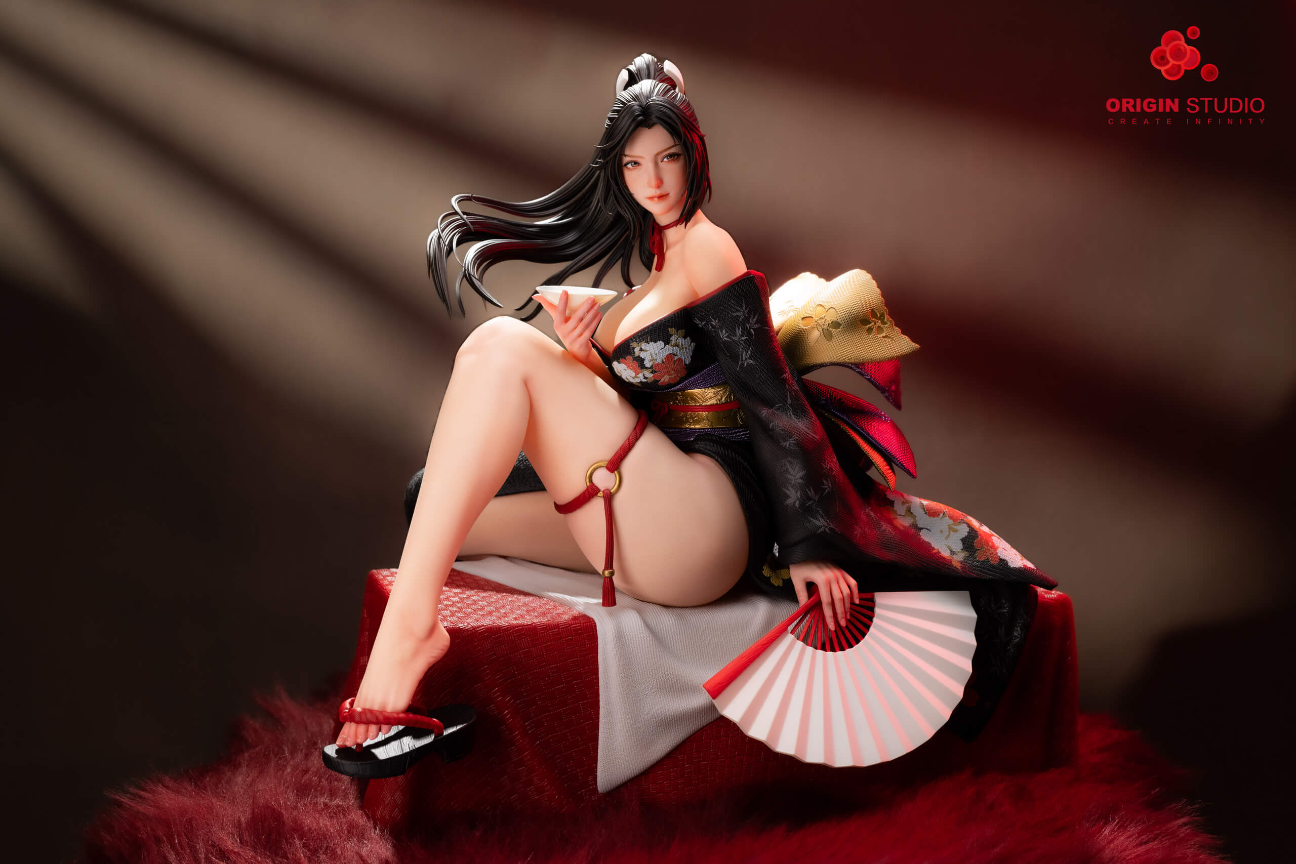 Light Statue Female Fighter Series Mai Shiranui - Origin Studio - Featured Image Light Statue Female Fighter Series Mai Shiranui - Origin Studio - Detail View 8
