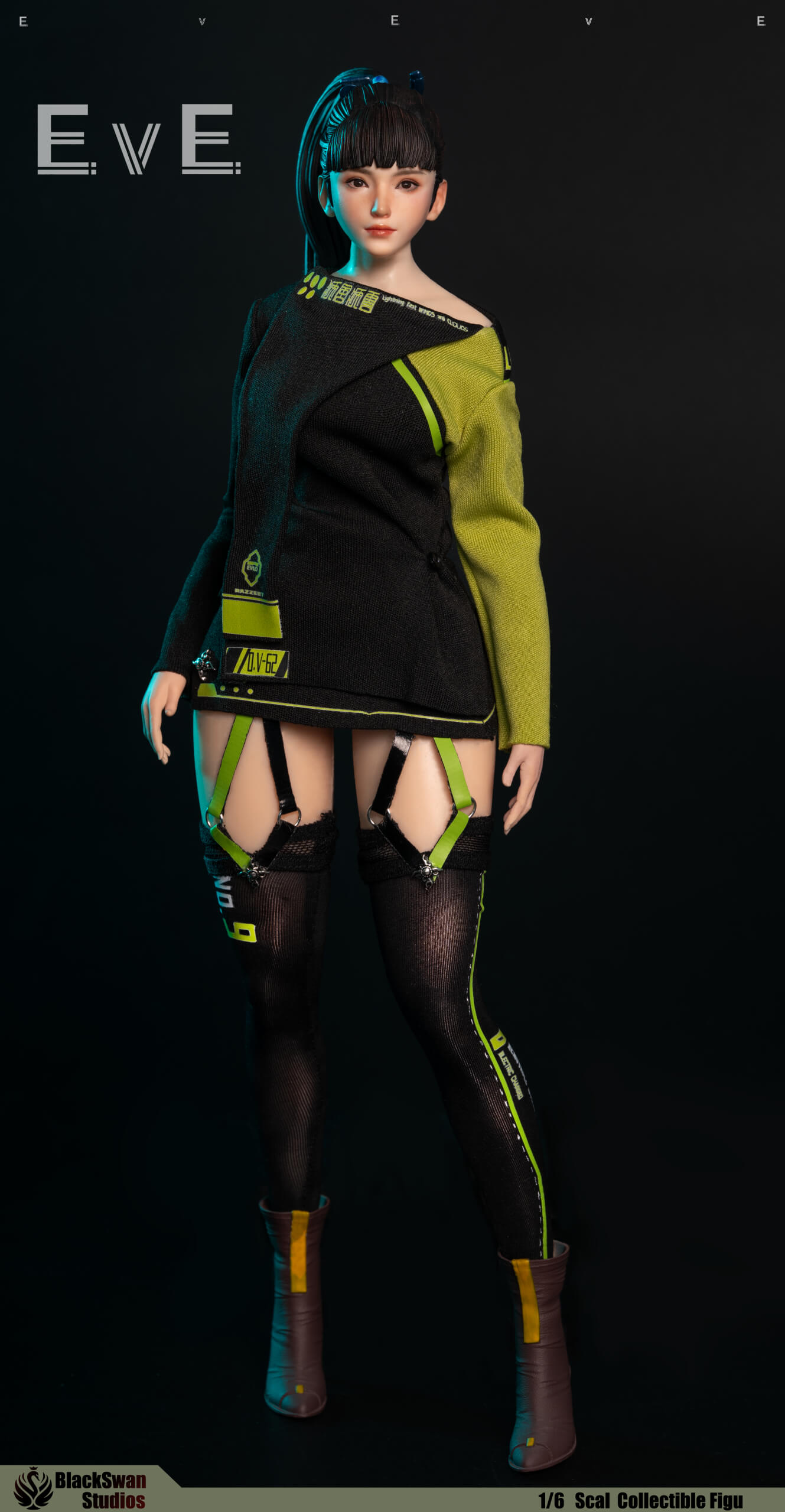 EVE 1/6 Scale Articulated Figure - BlackSwan Studio - Featured Image EVE 1/6 Scale Articulated Figure - BlackSwan Studio - Collectible Figure Main View