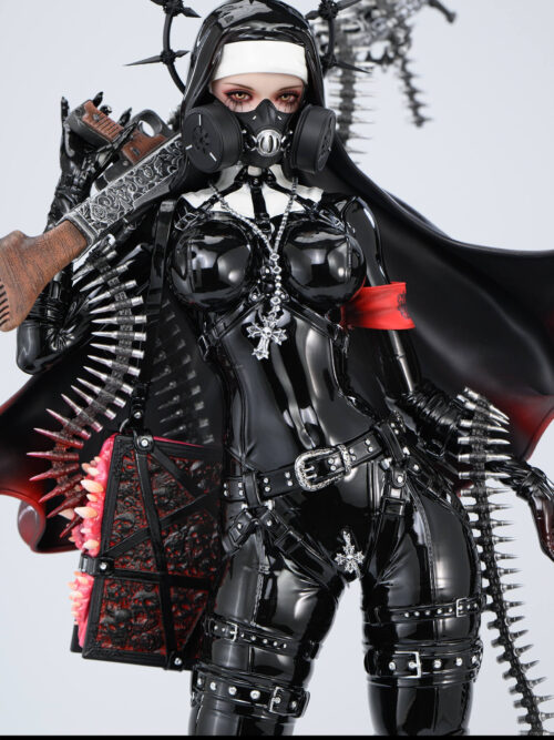 Armed Nuns Series: Bullet-hexe Magdalena - Umbra Lotus Studio - Detail View 5
