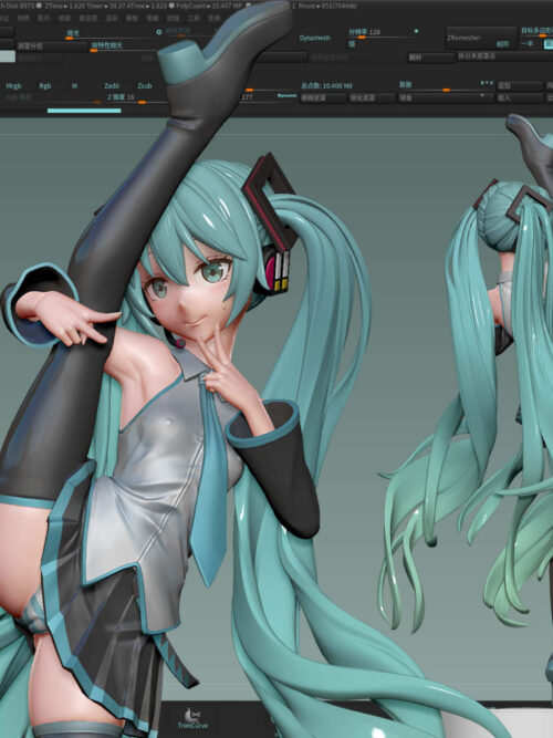 Hatsune Miku - MoKu Studio - Detail View 1