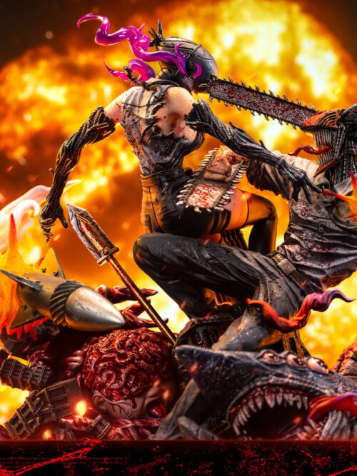 Denji vs. Reze | Anniversary Collection - BigFeeler Studio - Detail View 3