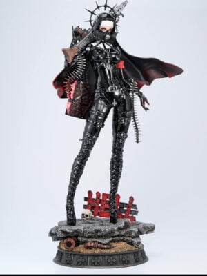 Armed Nuns Series: Bullet-hexe Magdalena - Umbra Lotus Studio - Detail View 1