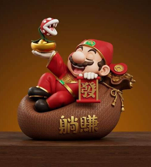 Lucky Bag Mario - Fa Studio - Collectible Figure Main View