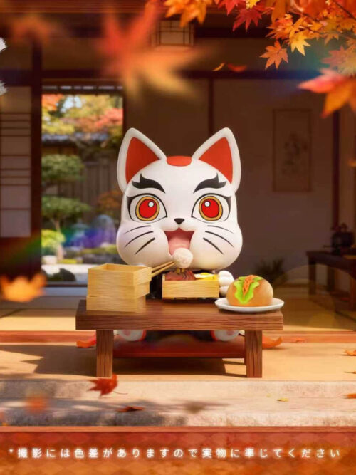 Flame Hashira Cat | Kyojuro Rengoku Eating Scene - FUWAN Studio - Detail View 1