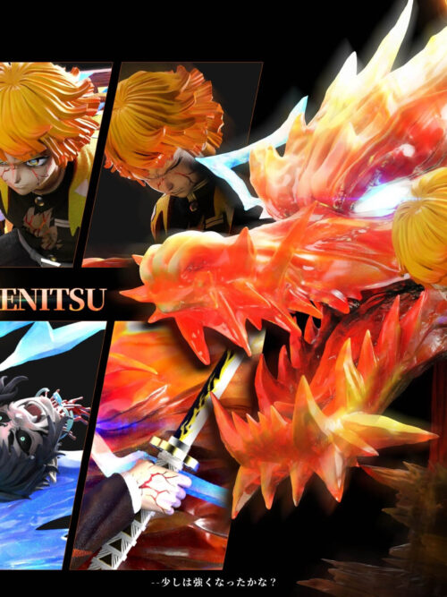 Zenitsu Agatsuma Flaming Thunder God - POP.ART Studio - Detail View 15
