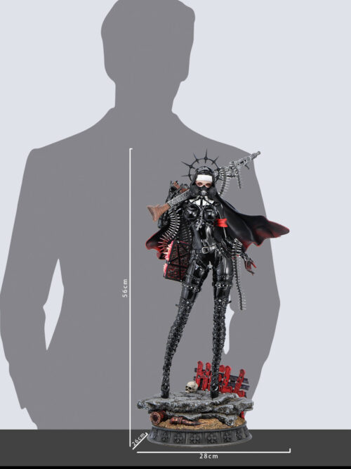 Armed Nuns Series: Bullet-hexe Magdalena - Umbra Lotus Studio - Detail View 12